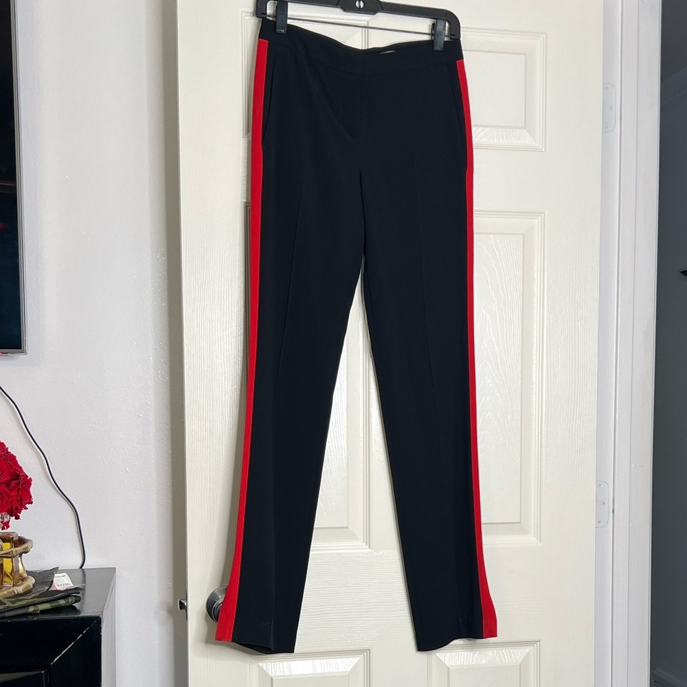 Boss
NEW! BOSS HUGO BOSS WOMEN'S TATILA BLACK SIDE STRIPE TROUSER DRESS PANTS O